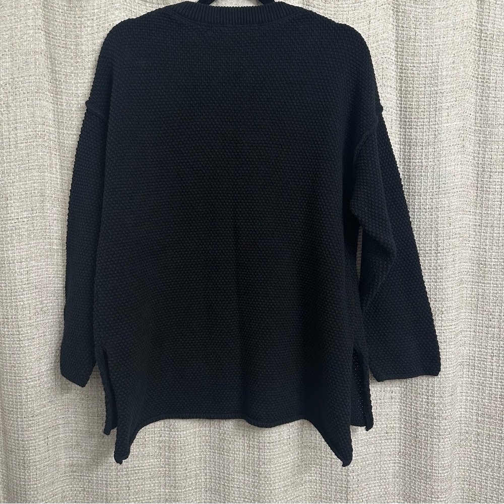 Free People Beach Hailee Sweater Set Black XS Boho Coastal Yachtcore Cozycore - Picture 8 of 10